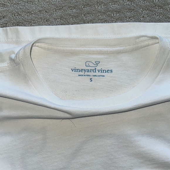 Vineyard Vines Baseball White Men's small Shirt - Picture 3 of 3